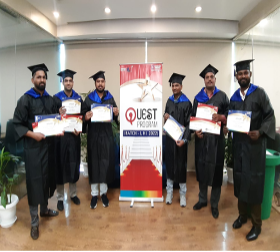 QUEST participants holding completion certificates